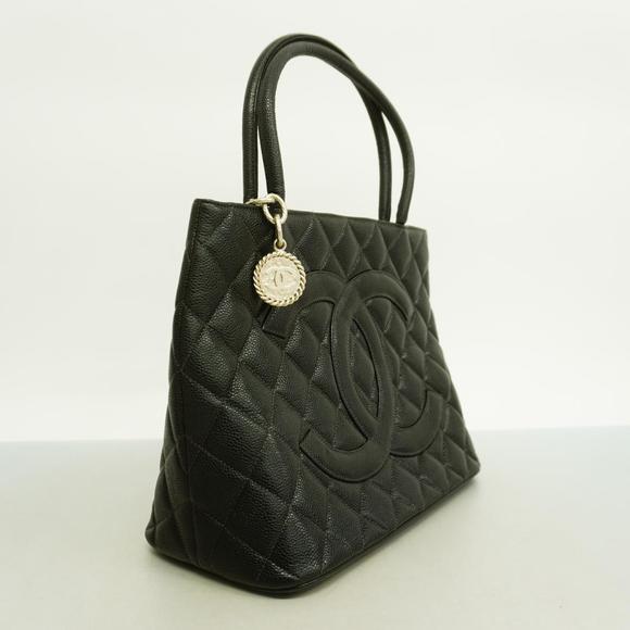 Chanel Caviar Skin Bag Tote Black - Picture 1 of 16